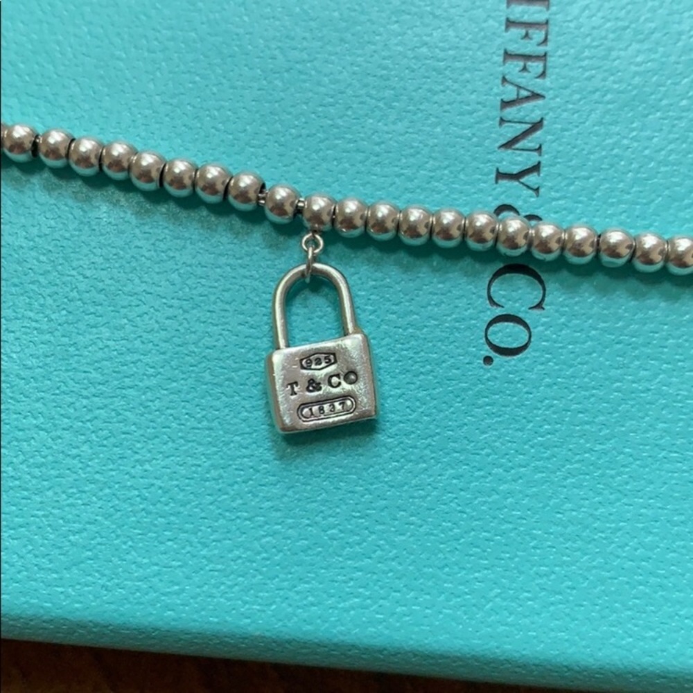 Tiffany and Co 1837 Small Lock Bead Bracelet